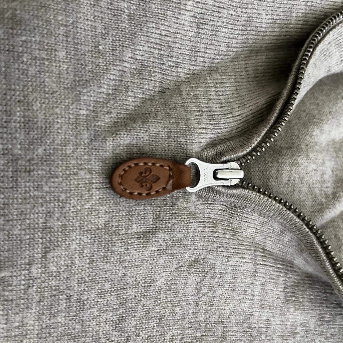 Beige half zip tröja Morris - 2