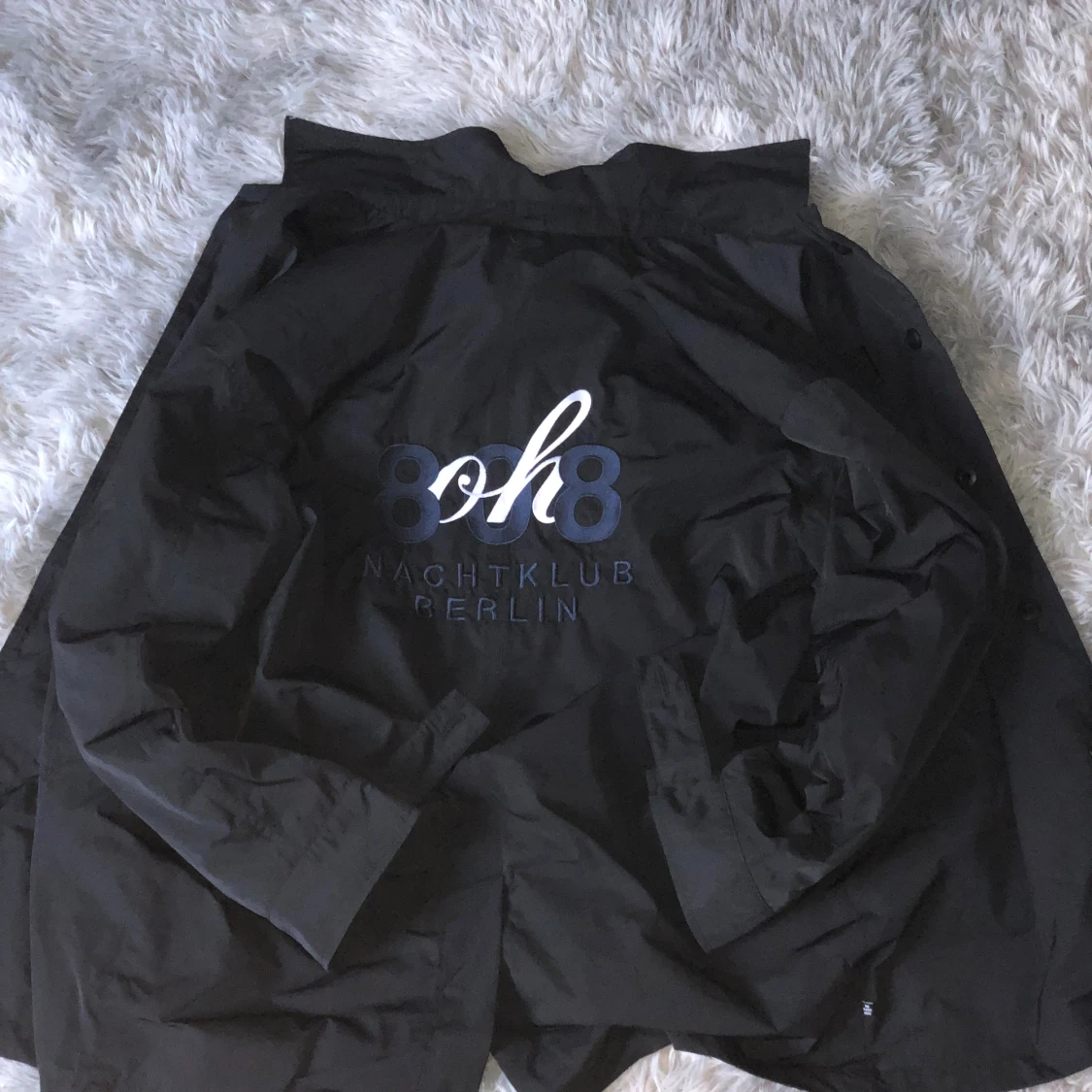 Svart vindjacka Adidas x 808 Berlin