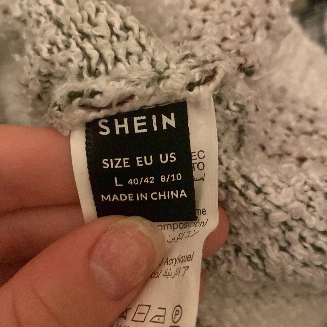 Randig stickad tröja från SHEIN - 2