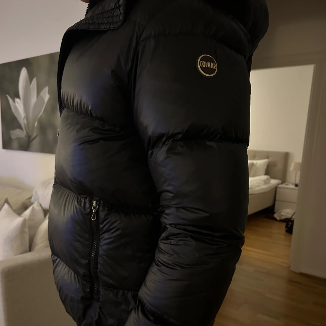 Svart pufferjacka från Colmar - 2