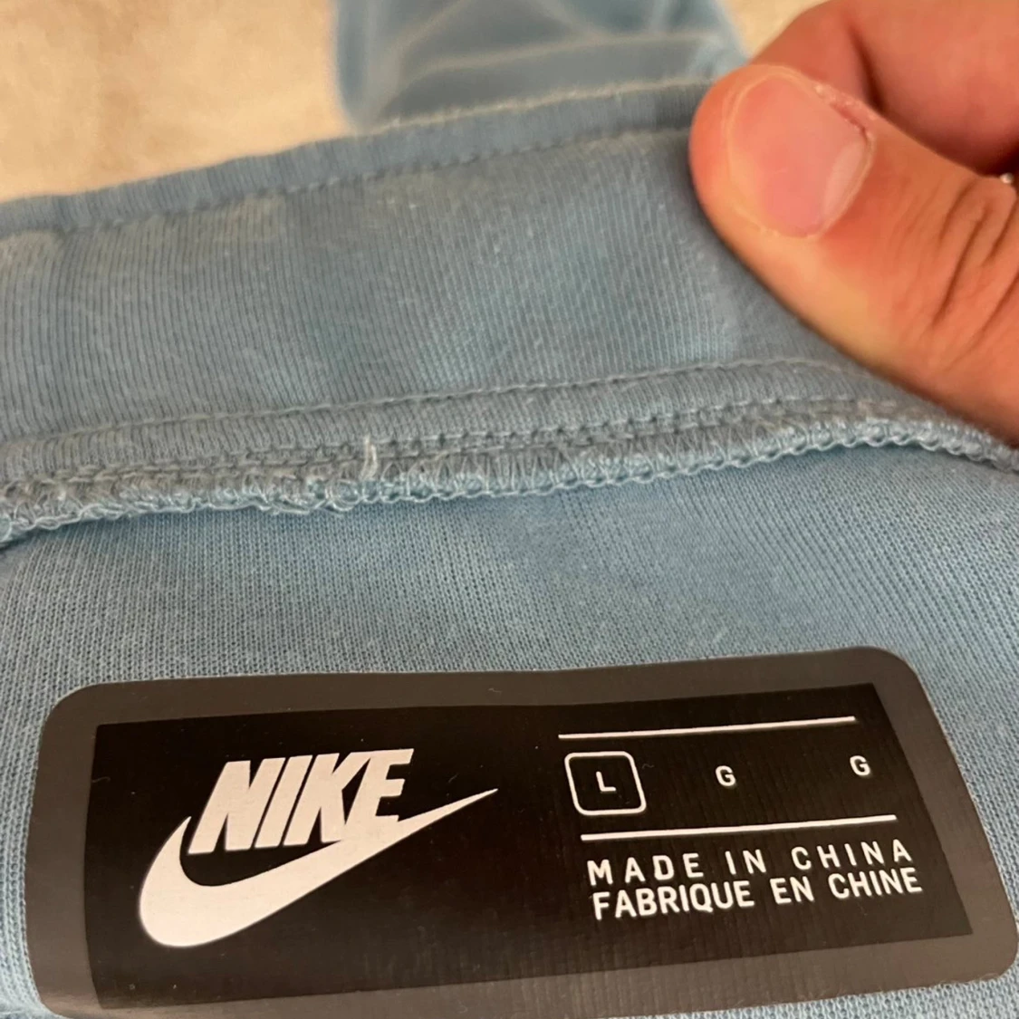 Nike ljusblå tracksuit M och L - 4