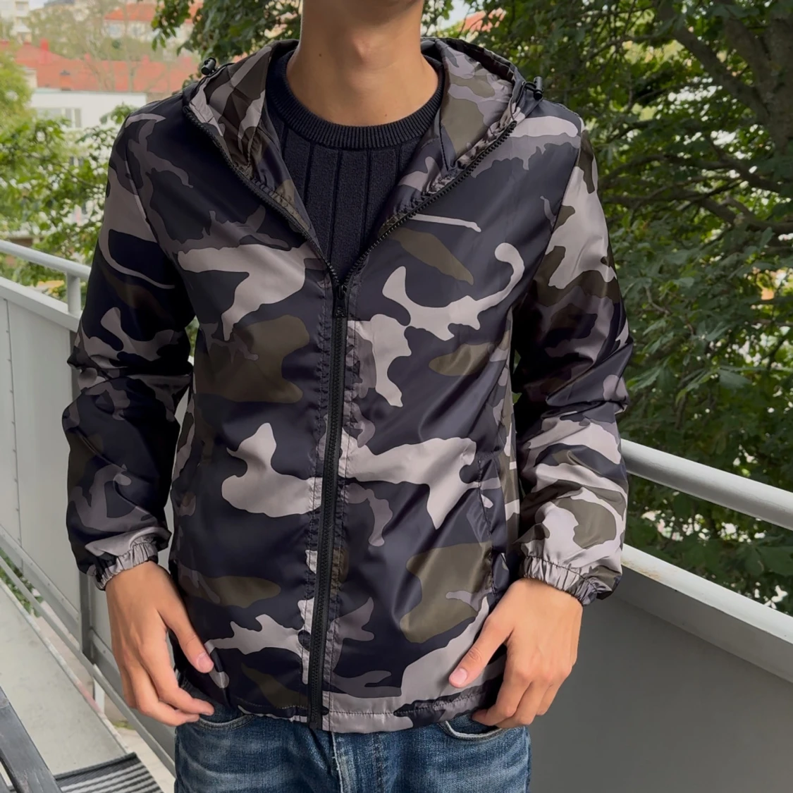 Camo windbreaker/höstjacka - 2