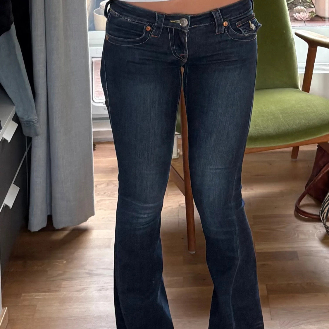 True Religion Joey Low Rise Flare Jeans