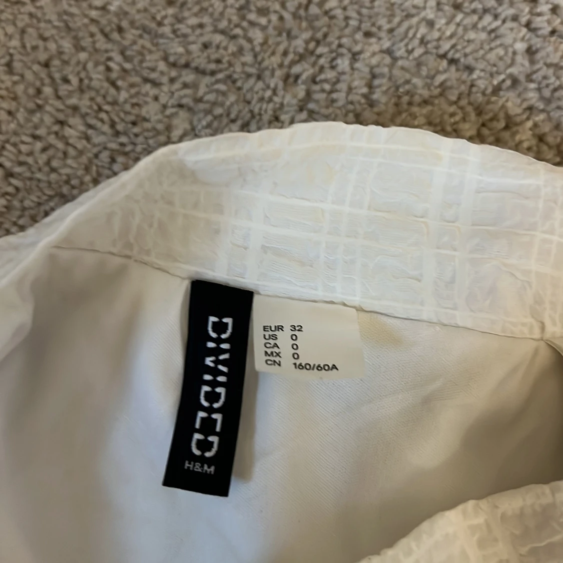 Vit långkjol från H&M Divided - 2