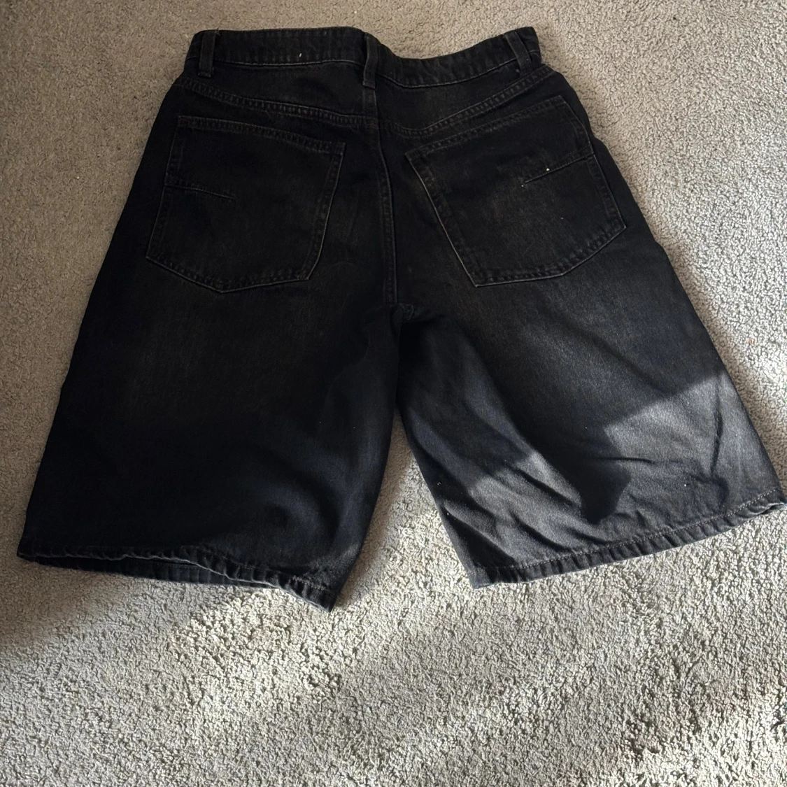 Svarta jeansshorts från Bershka - 1