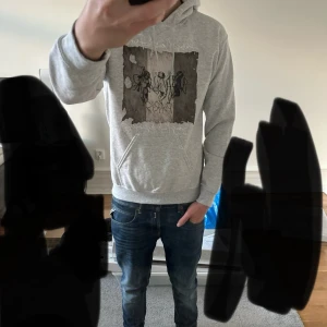 Ny! Hoodie från vacler  - Säljer denna feta nya hoodien från vacler.Ny pris 799 säljer för 499.Den är i grå färg med ett fett tryck på bröstet,passar till allt.