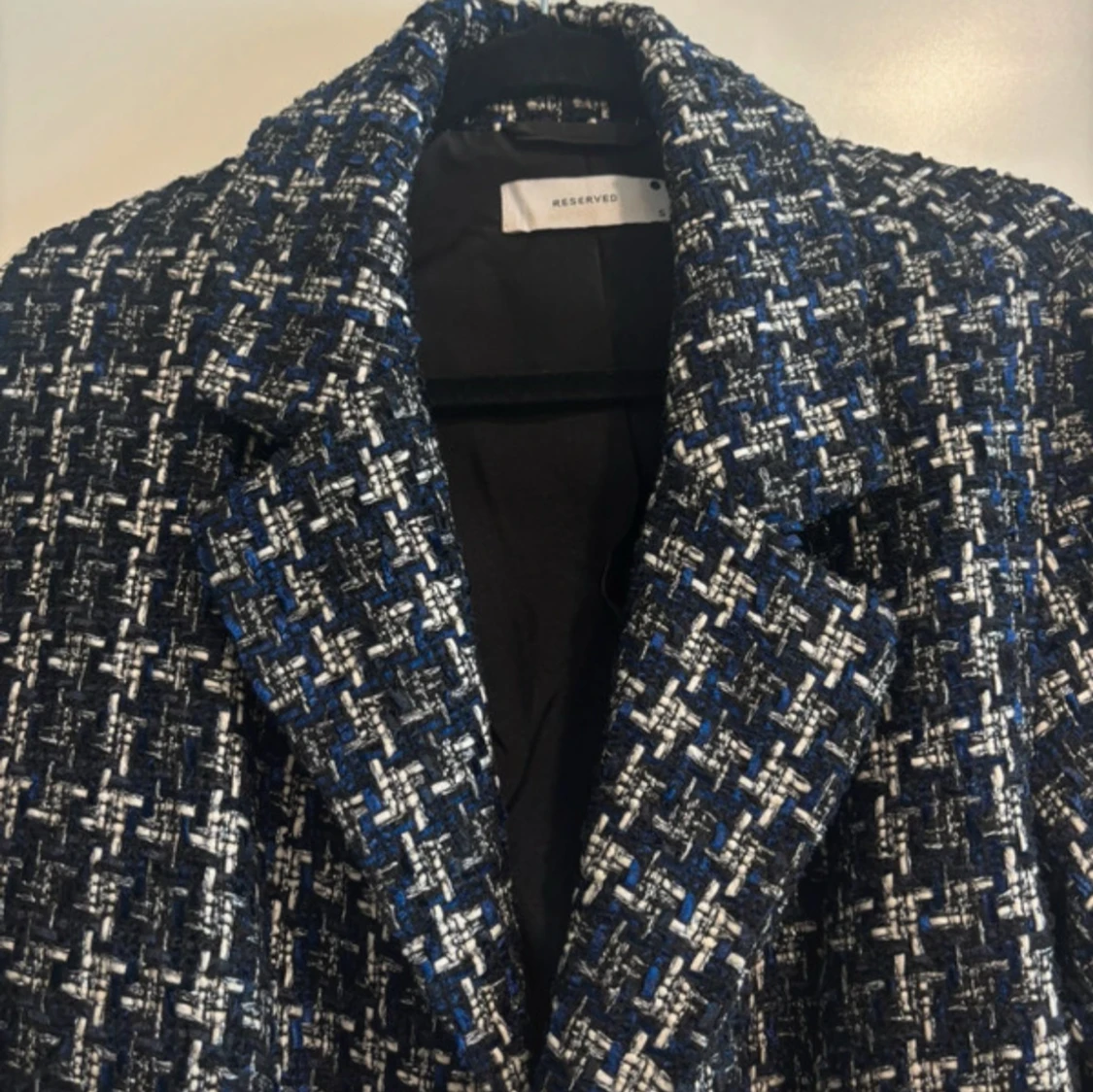 Tweed jacka från Reserved i blått - 1