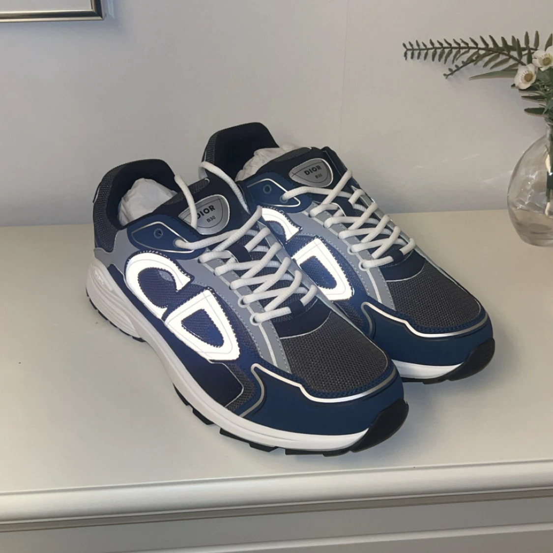  sneakers i blått och grått - 2