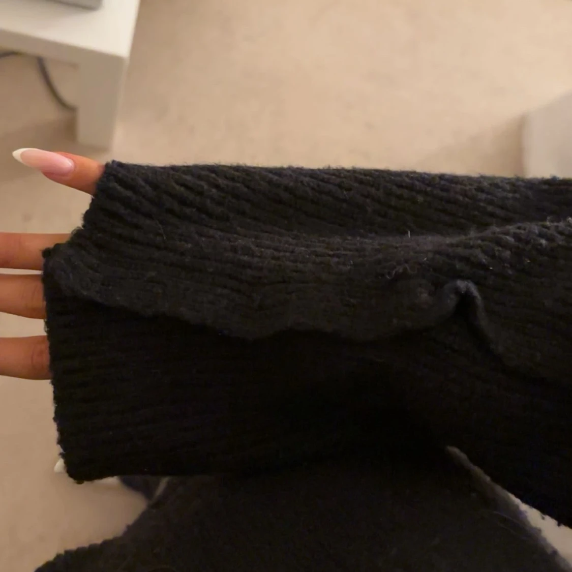 Svart stickad tröja från bpc selection - 1