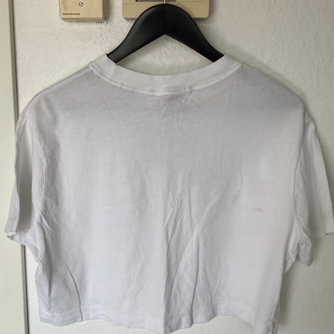 Vit croppad Nike Air t-shirt - 1