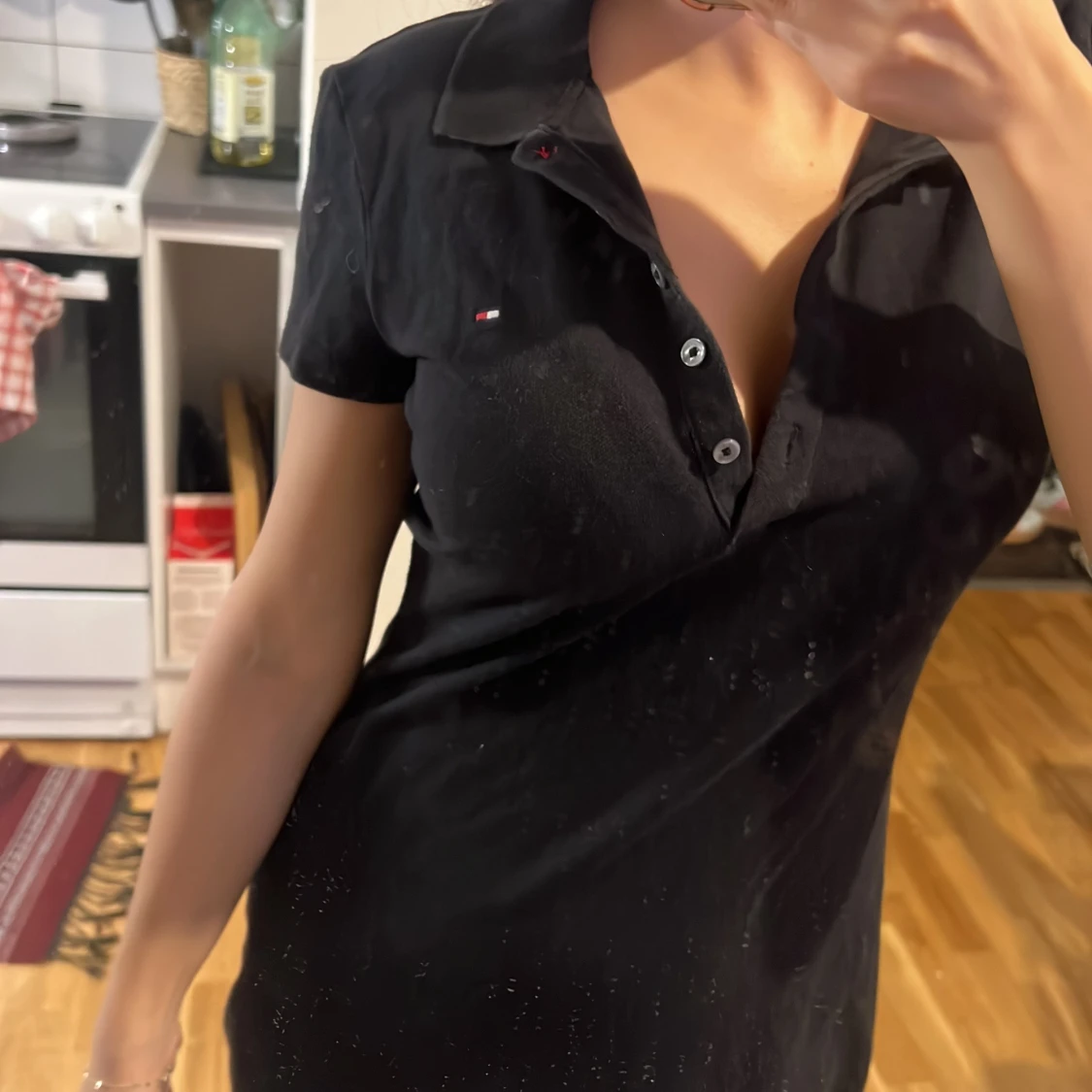 Svart kort klänning Tommy Hilfiger - 1