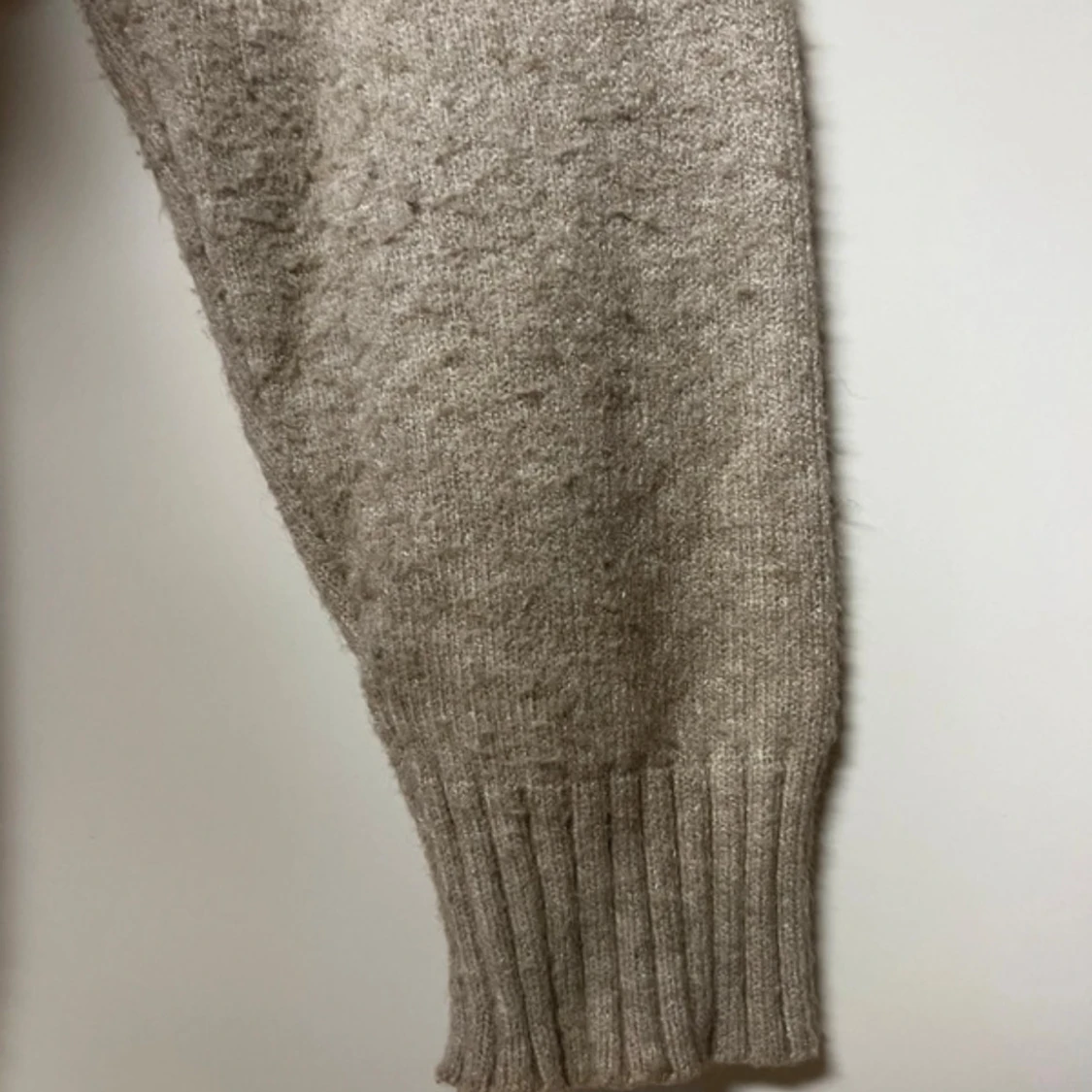 Beige stickad tröja från Vila - 3