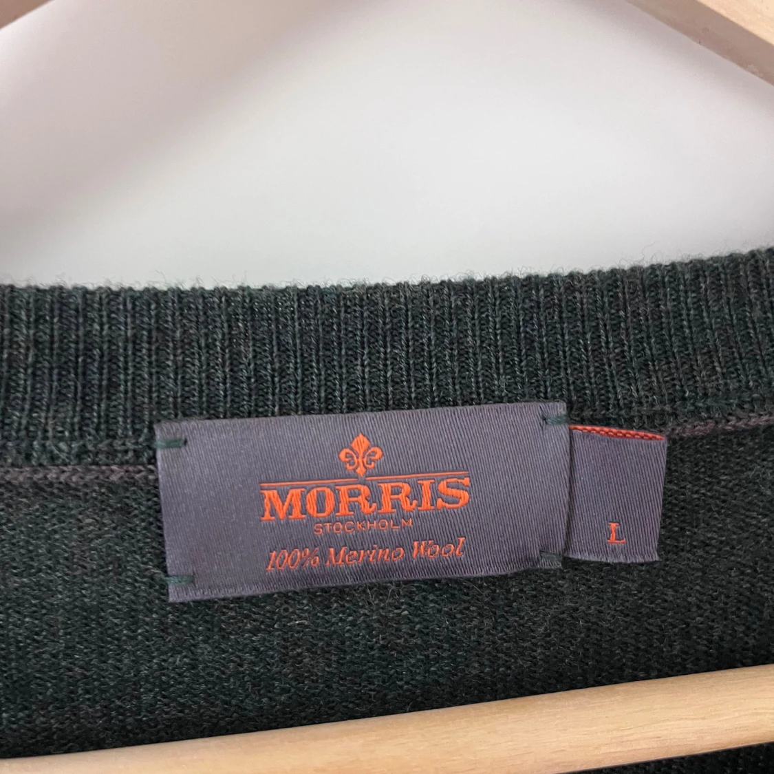 Merinoullströja från Morris - 3