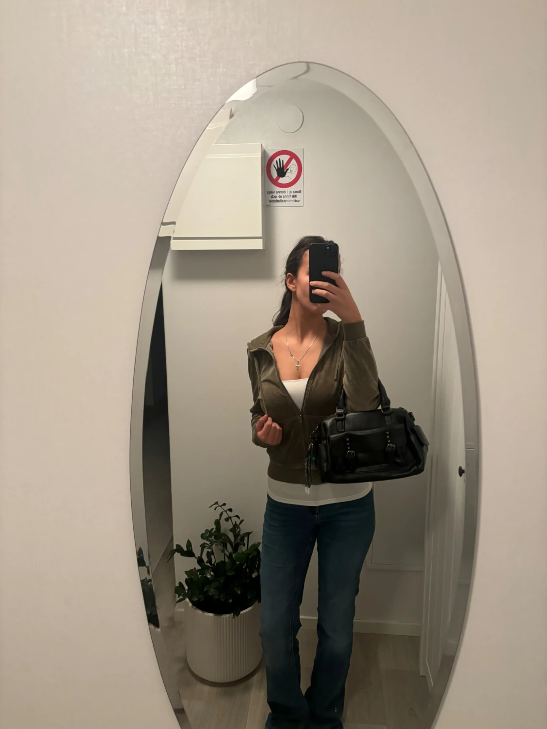 Vintage kofta mörkgrön 80-tal - 1