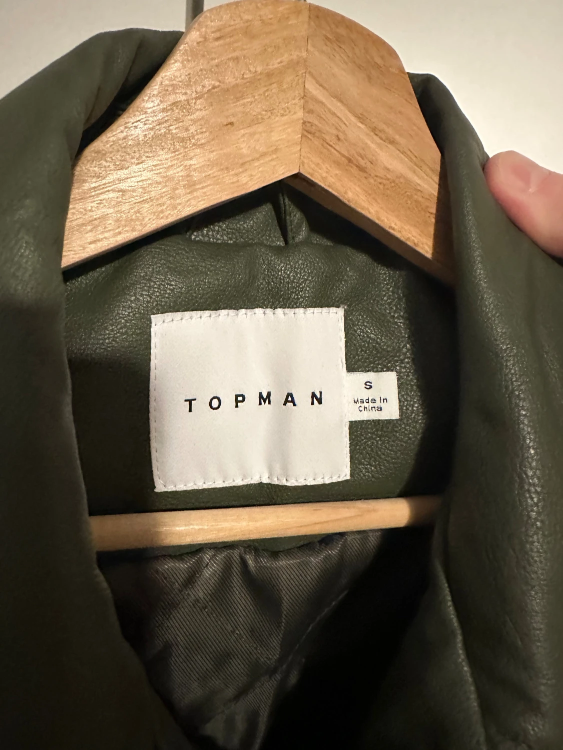 Grön skinnovershirt från Topman - 1