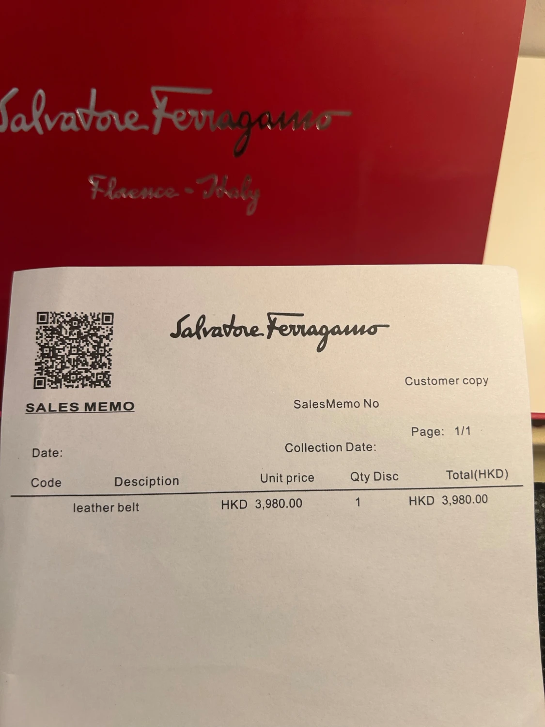 Salvatore Ferragamo bälte - 3