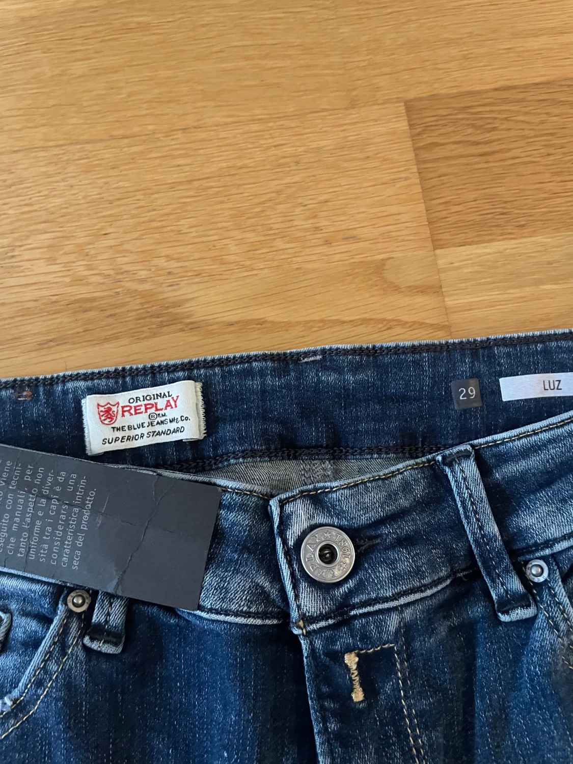 Replay LUZ skinny jeans blå, stl M (29) - 2