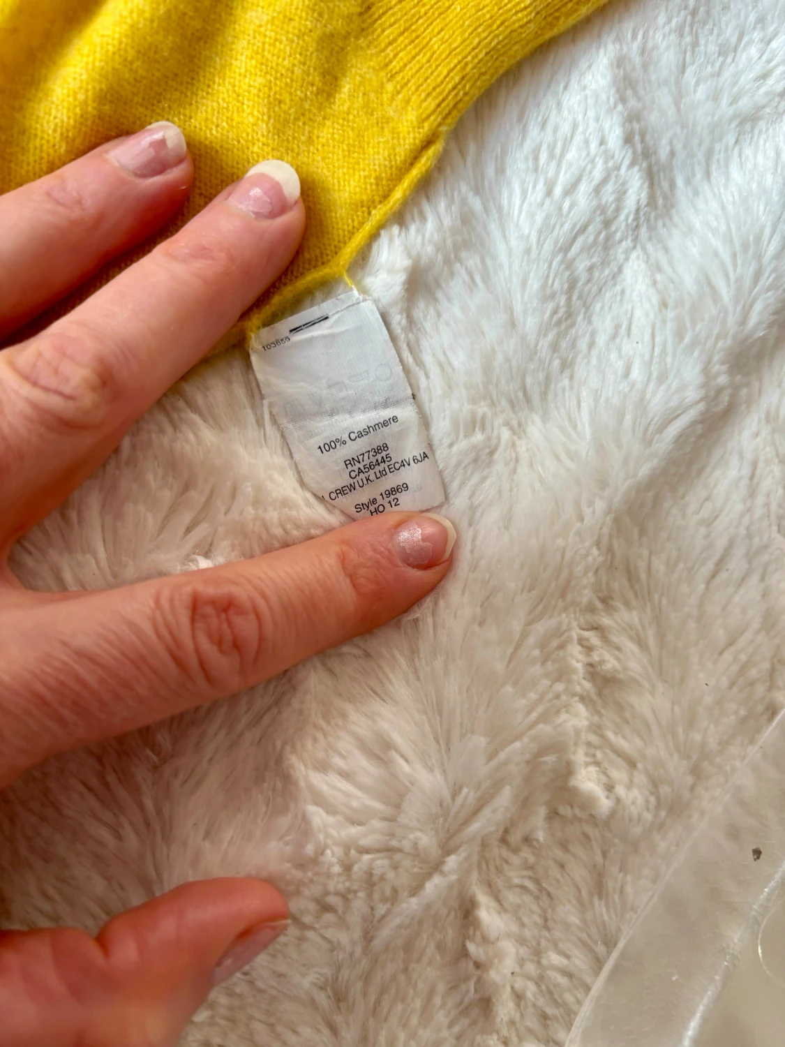 Gul kashmirtröja från J.Crew - 3