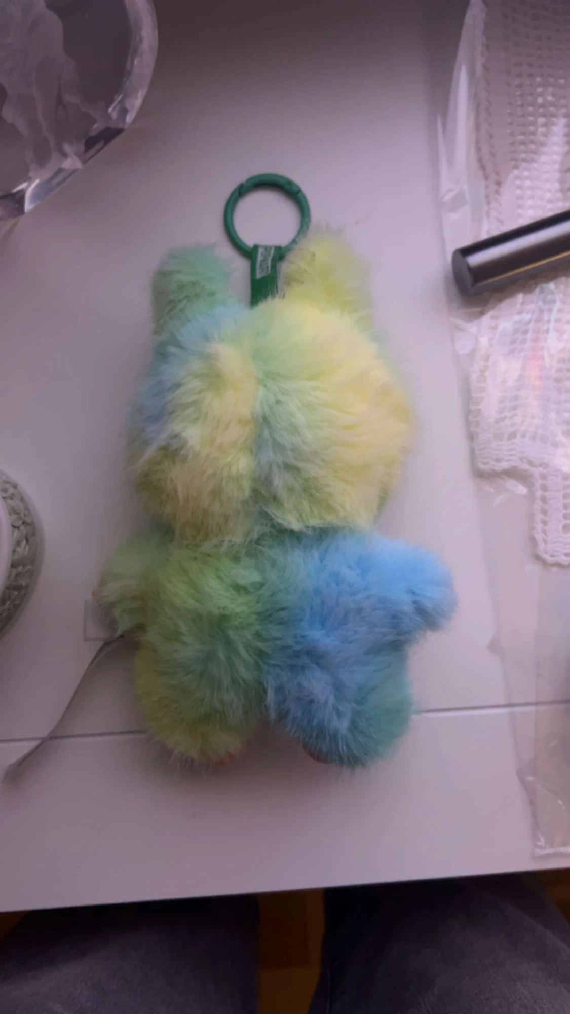 Färgglad fluffig handväska The Monsters - 1