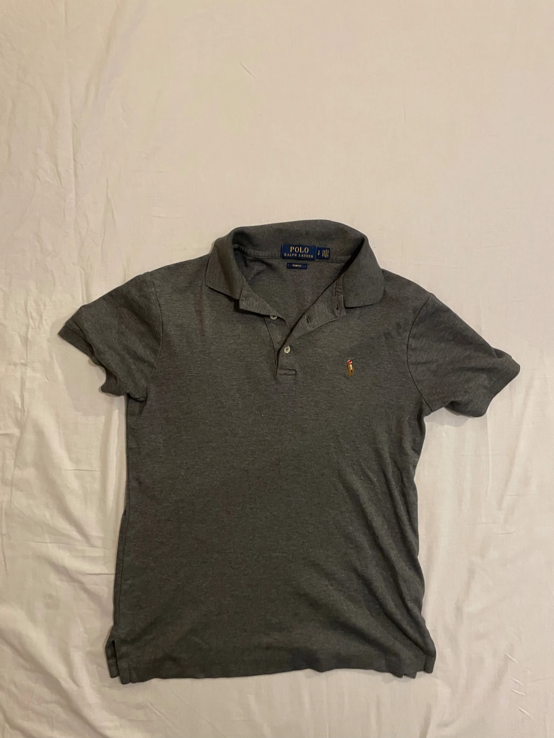 Grå pikétröja från Polo Ralph Lauren - 1