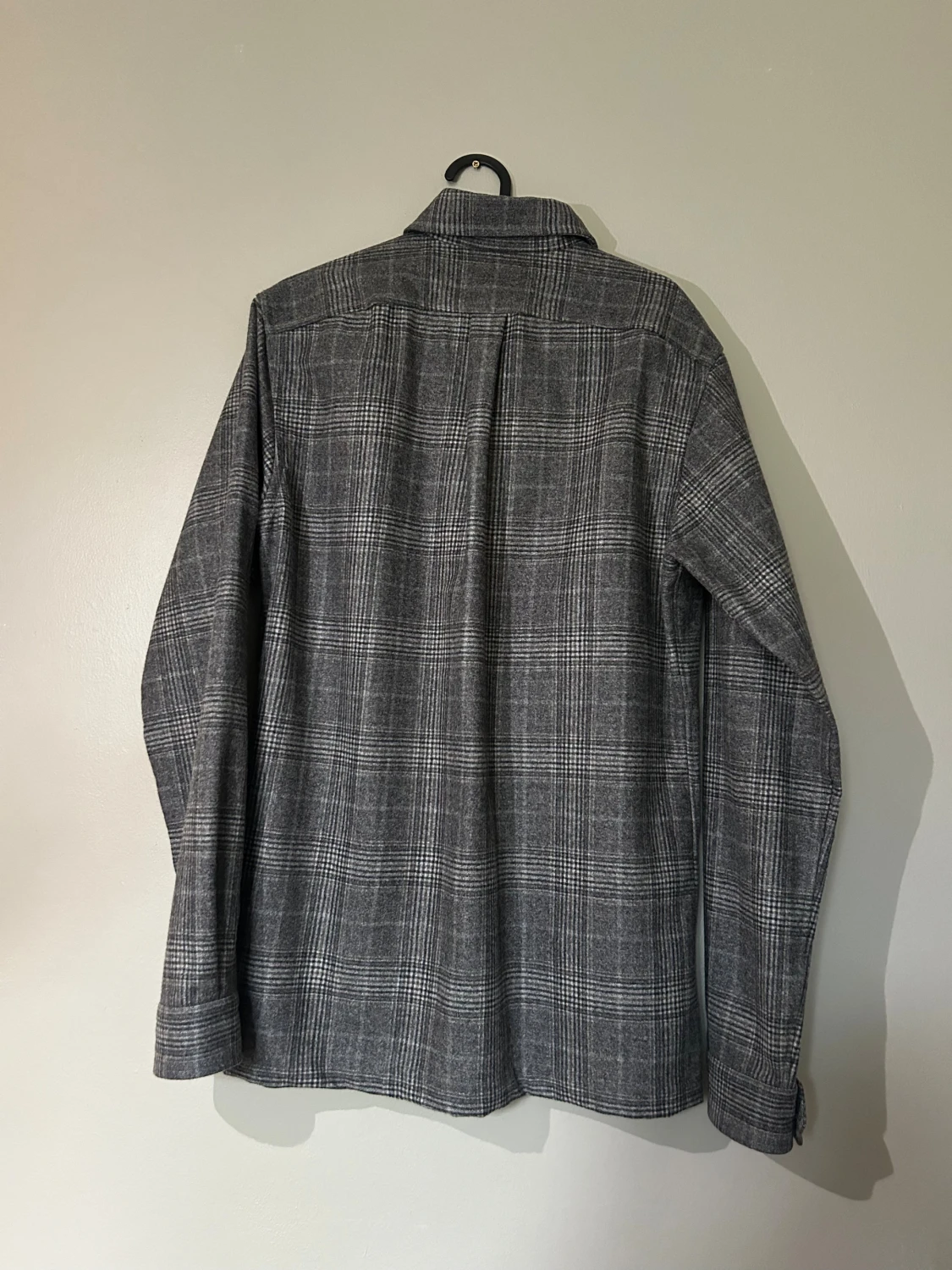 Grå rutig overshirt från Eton - 1