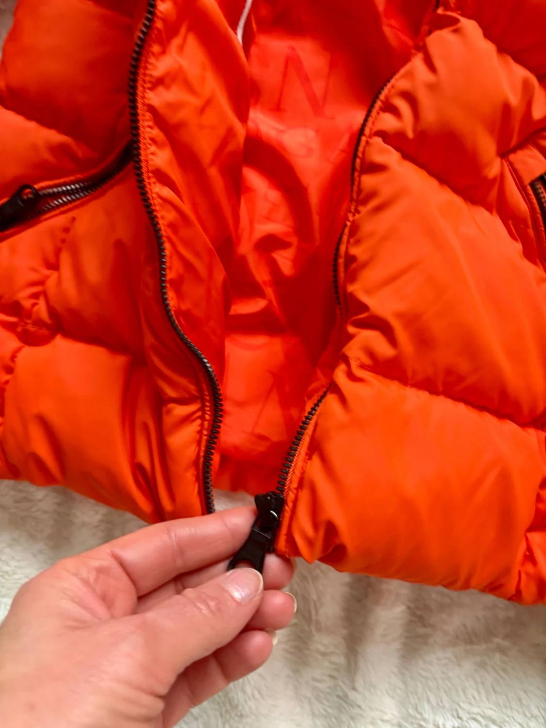 Orange pufferjacka från GANT - 6