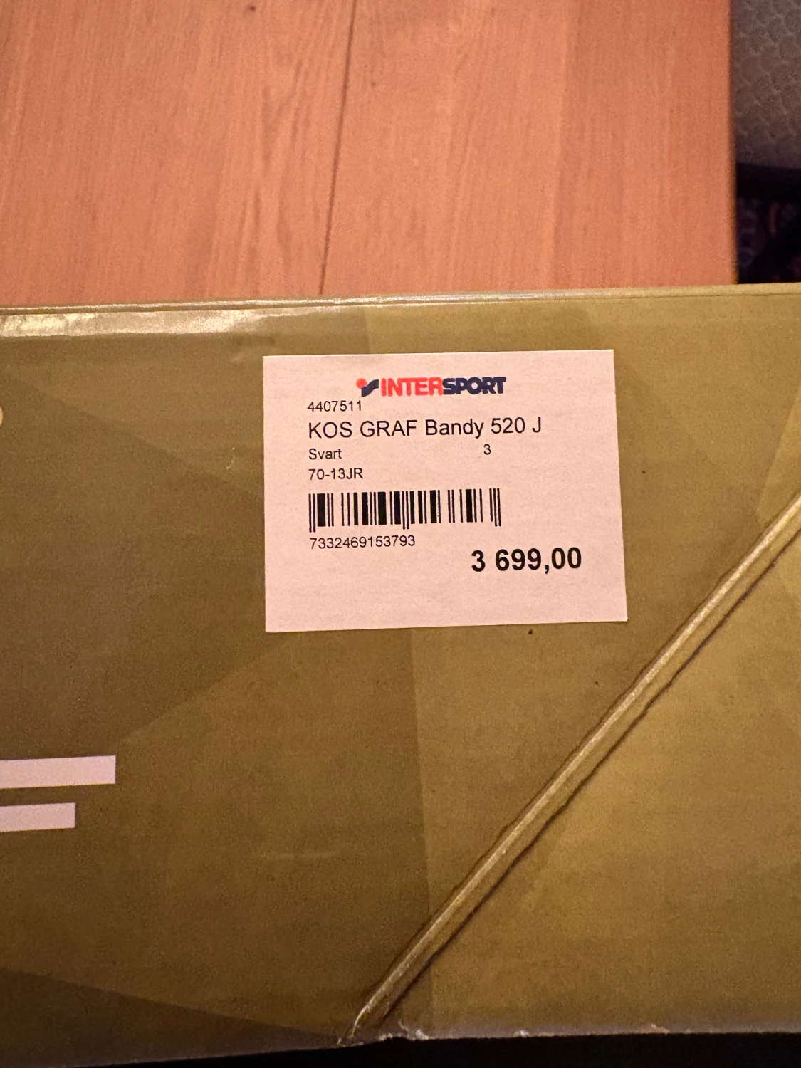 Graf Bandy 520 skridskor svart/gul - 4