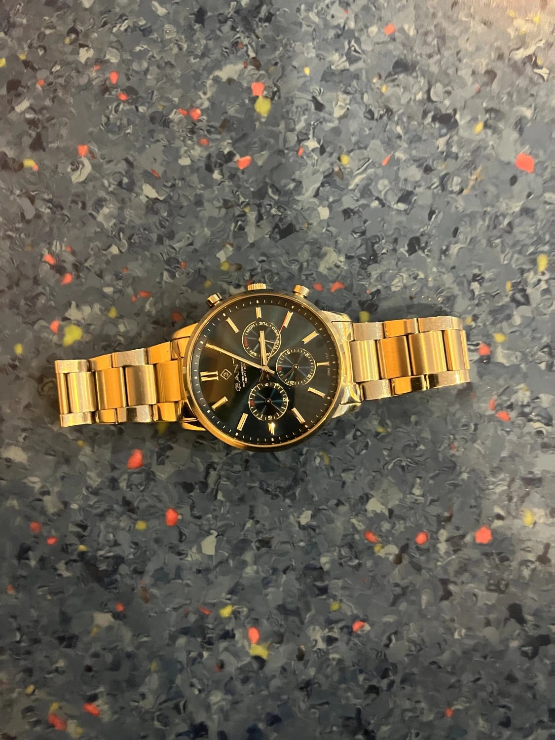 GANT herrklocka med blå urtavla - 1