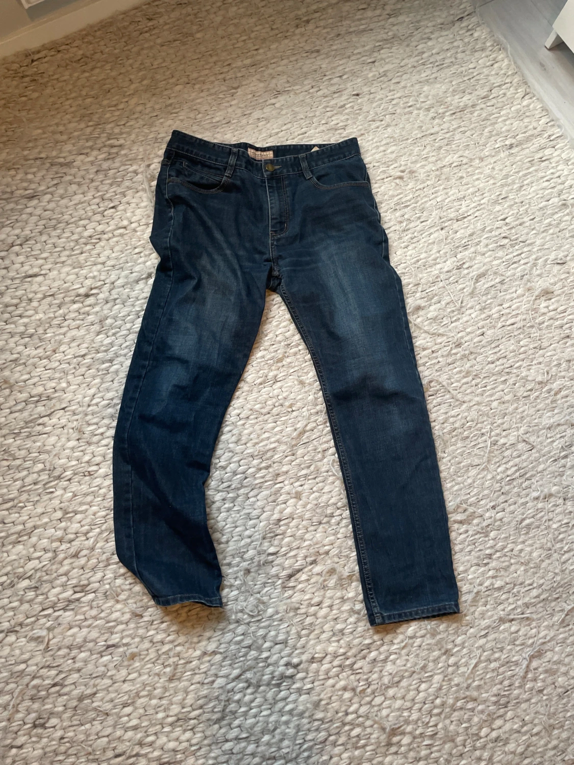 Burberry mörkblå jeans straight fit - 1