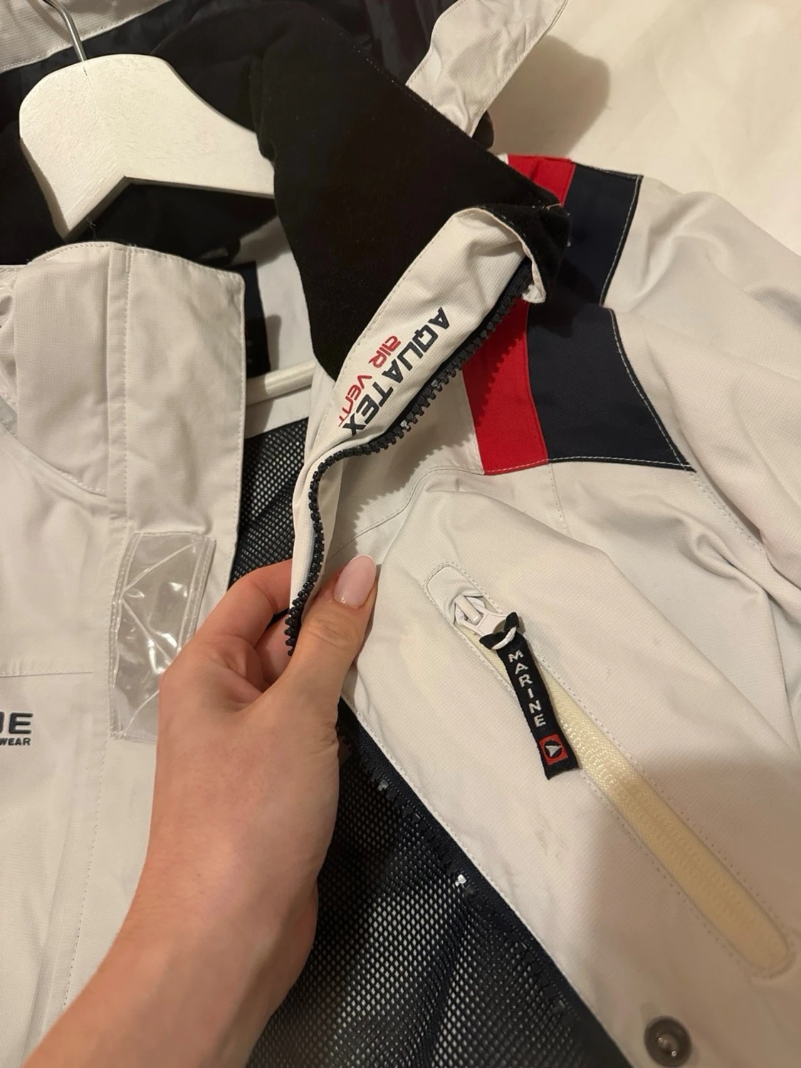 Vit vindjacka från Marine - 4