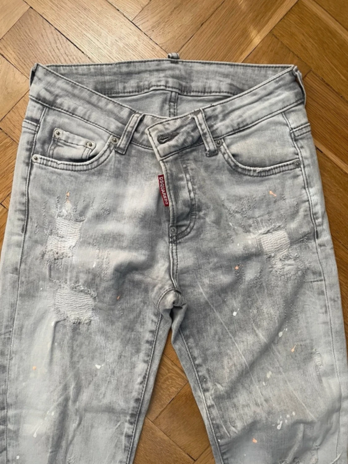 Dsquared2 skinny jeans i grått - 2