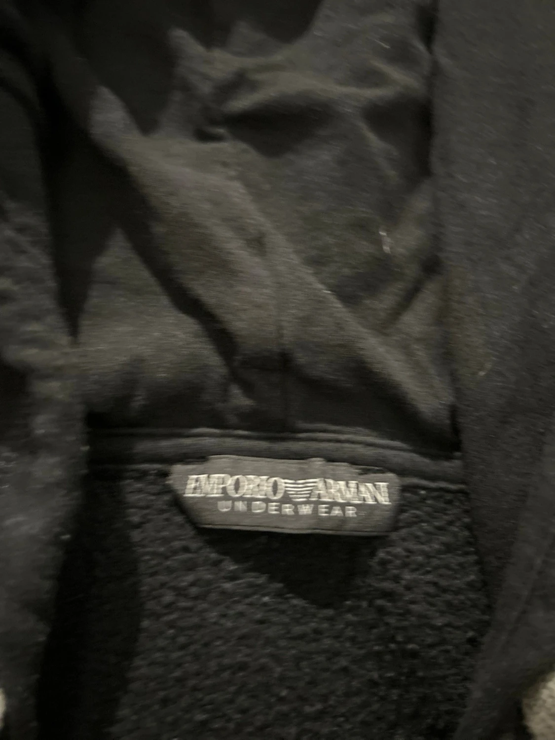 Svart hoodie från Emporio Armani - 2