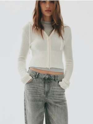 H&m zip up hoodie - Väldigt snygg zip up hoodie från hm