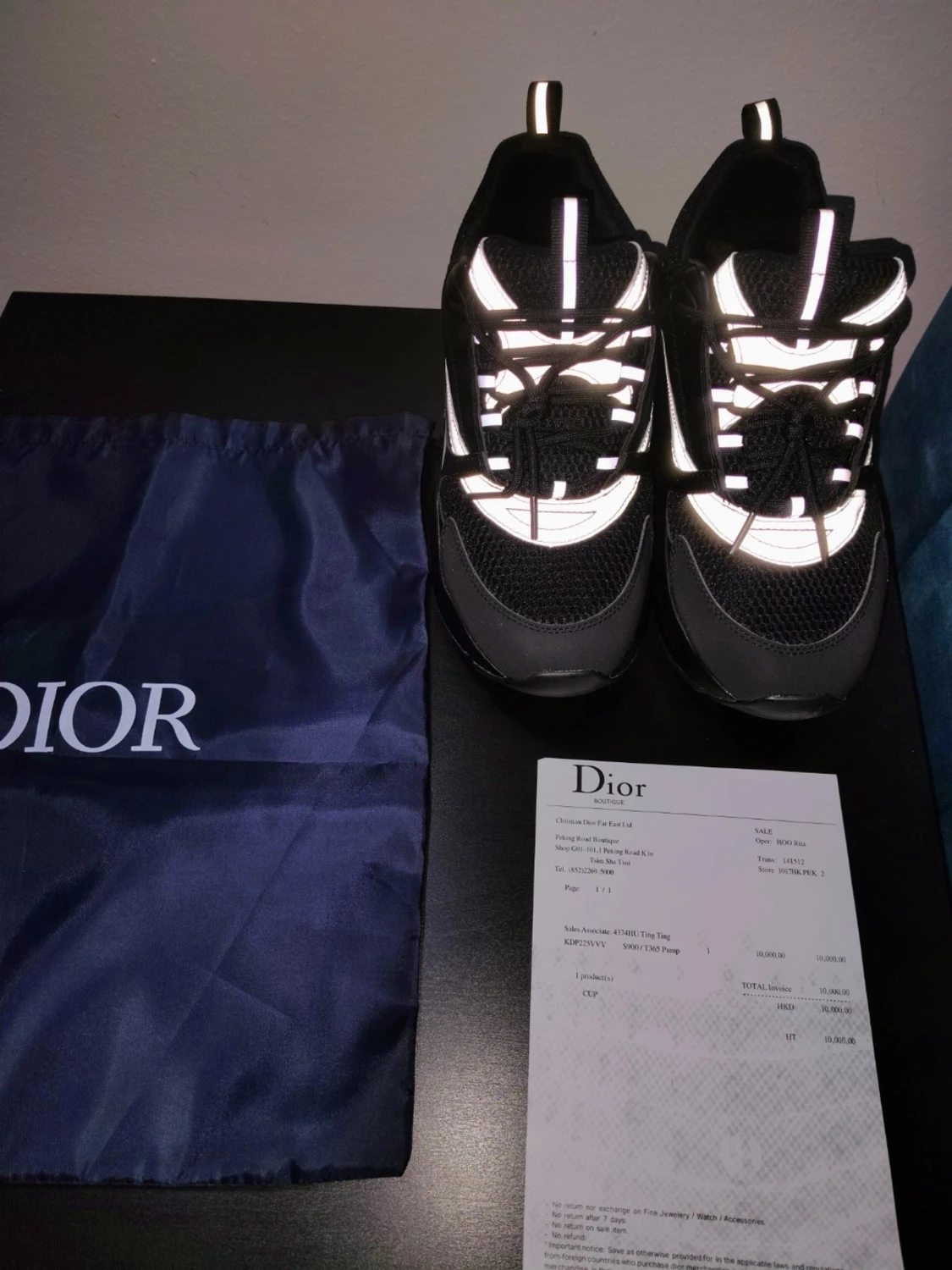 Svarta sneakers från Diäoor b22