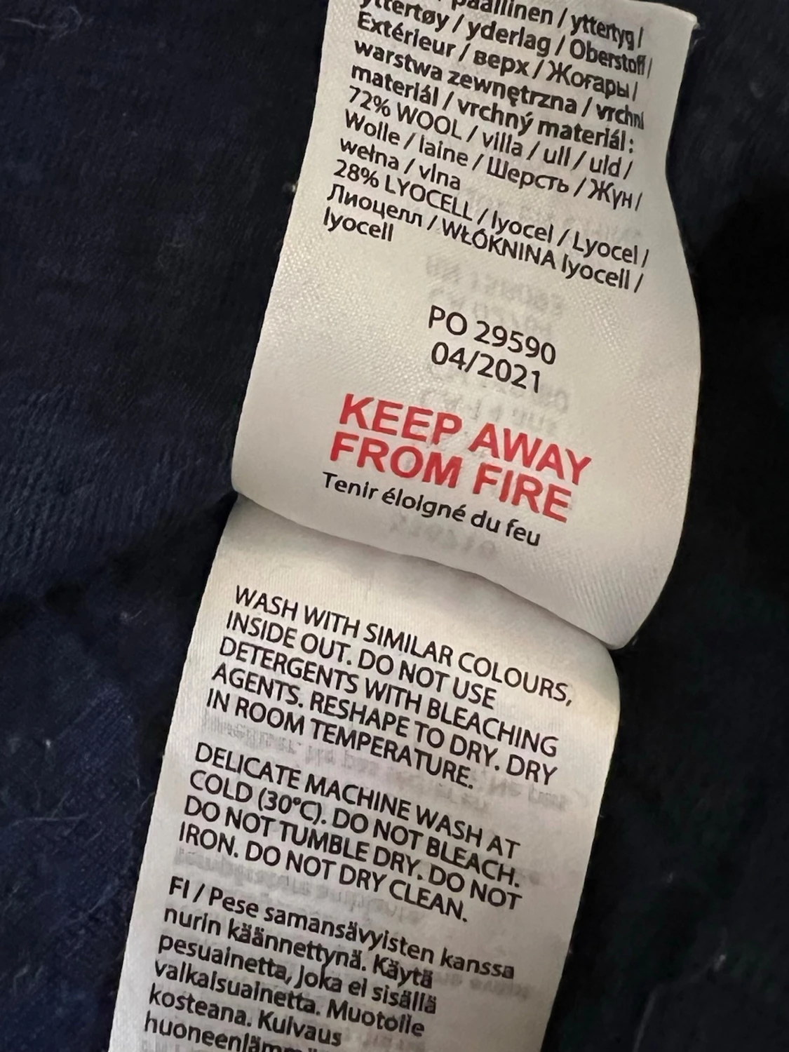 Mörkblå underställströja från Reima - 3