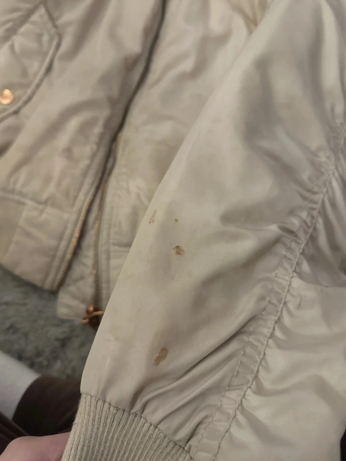 Beige bomberjacka från H&M - 3