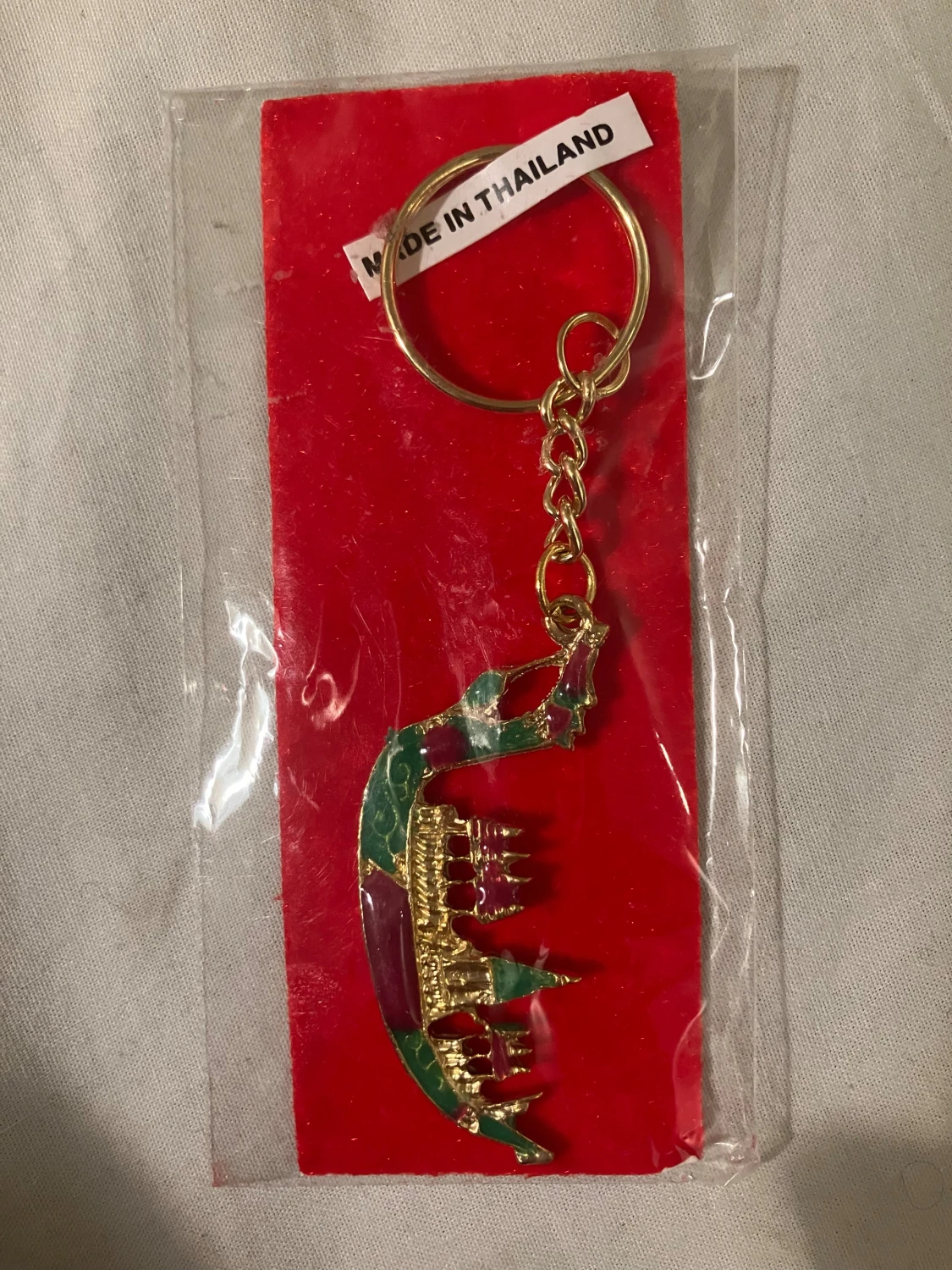 Nyckelring med thailändsk båt