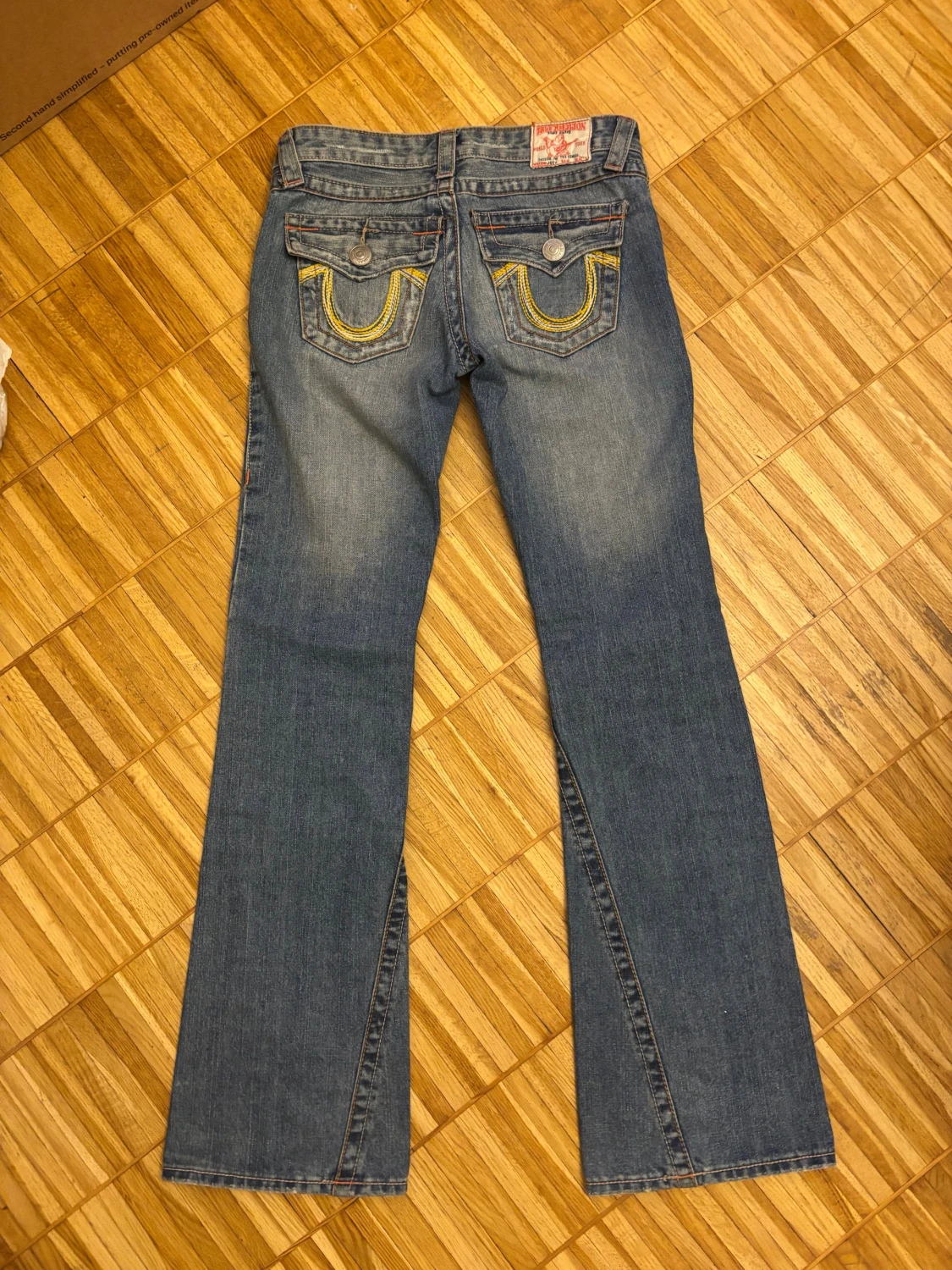True Religion bootcut jeans blå, stl 26 - 4