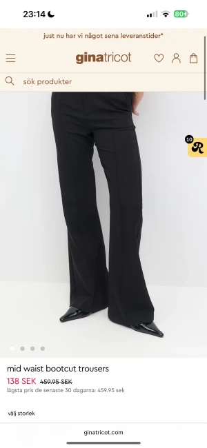 SÖKER GINA KOSTYMBYXOR - Söker dessa kostymbyxor i storlek S!