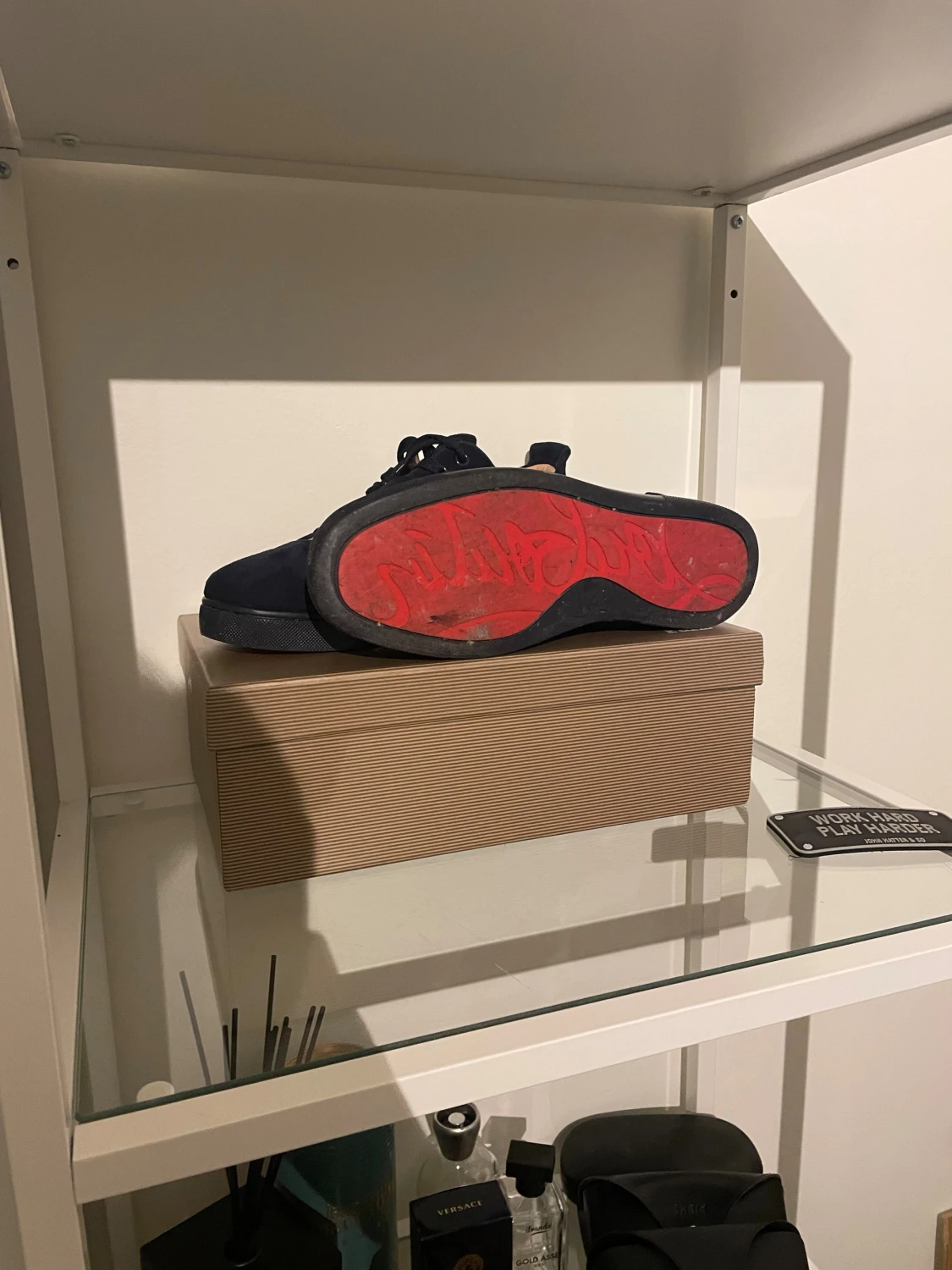 Mörkblå sneakers från Christian Louboutin - 2