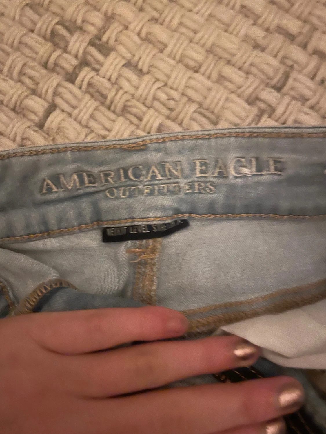 Ljusblå jeanskjol  - 2