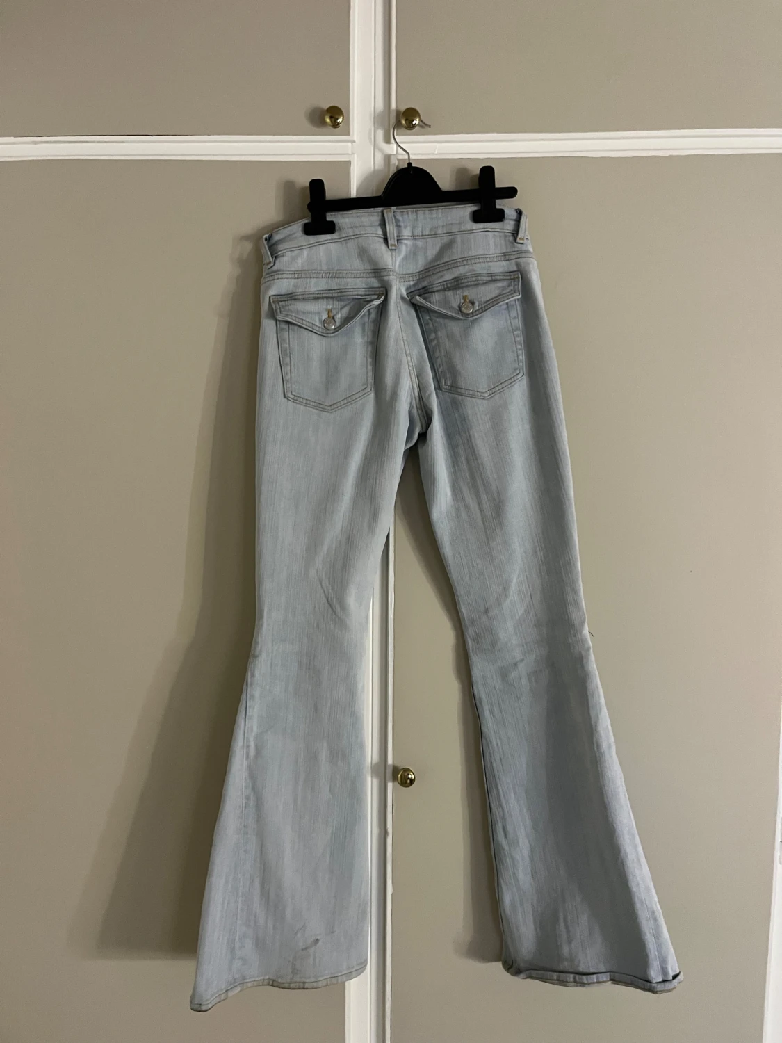 Ljusblå bootcut jeans storlek 25 - 1
