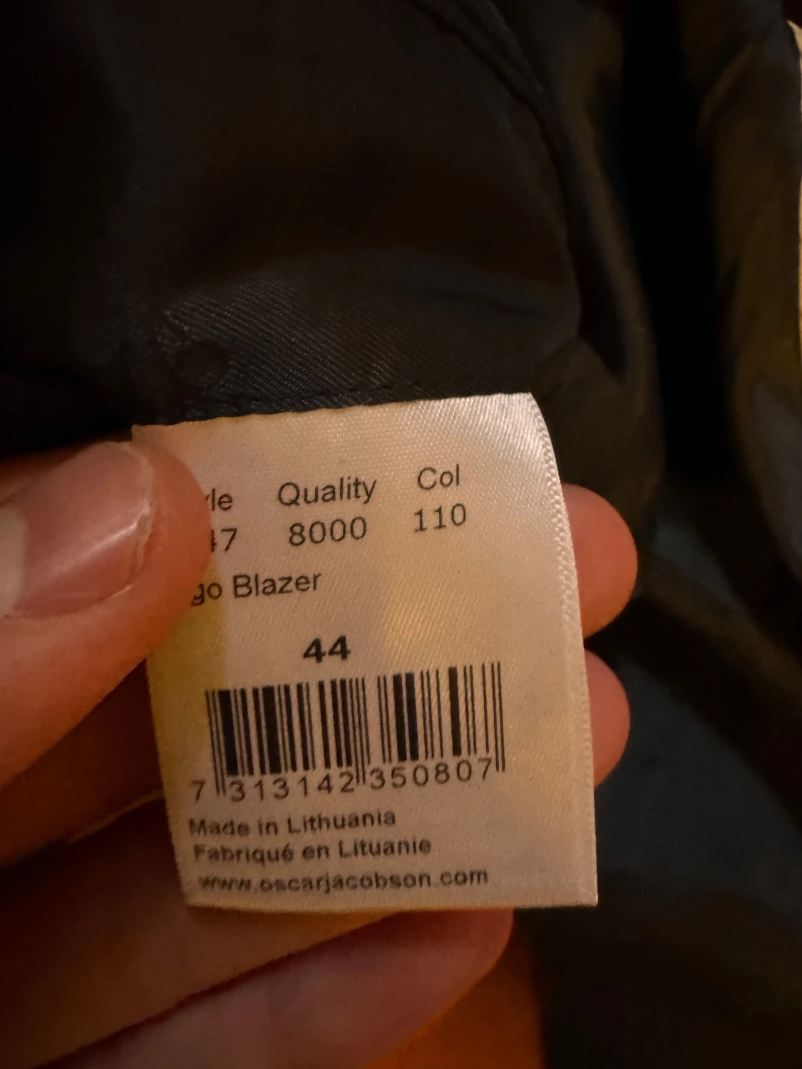 Grå kavaj från Oscar Jacobson - 1