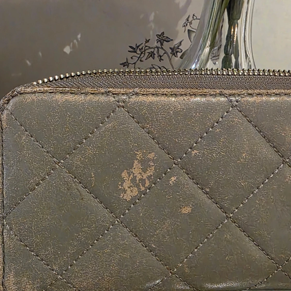 Grå quiltad plånbok Michael Kors - 2