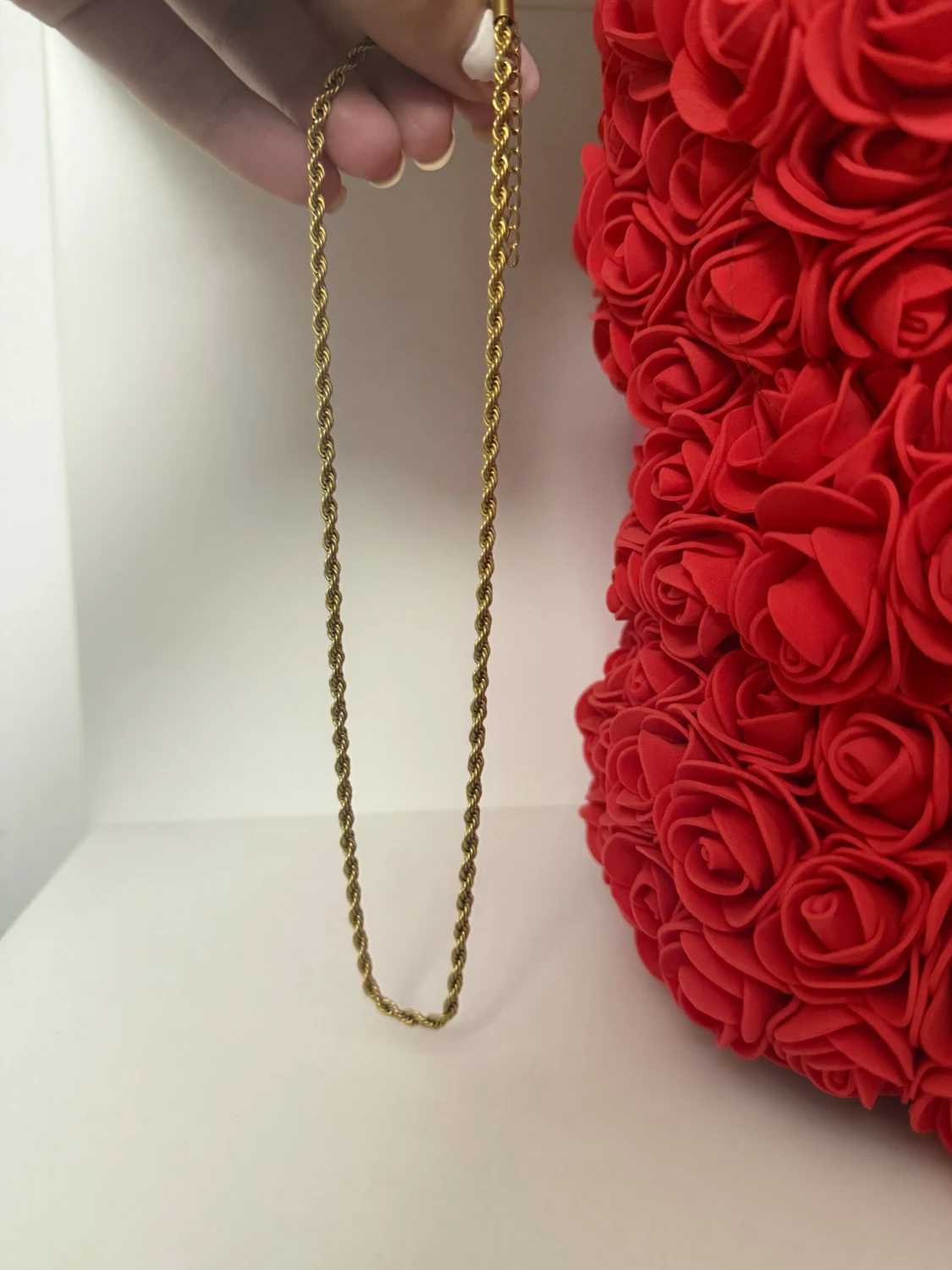 Guldigt tvinnat halsband - 1