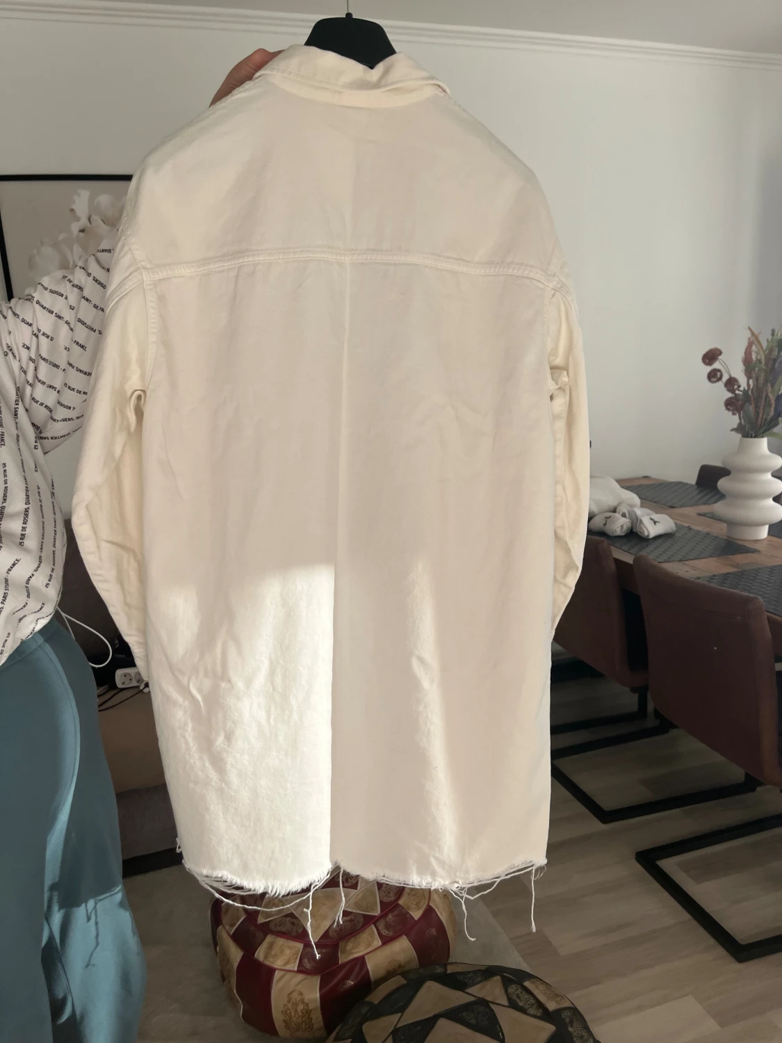 Vit overshirt från &Denim, S - 1