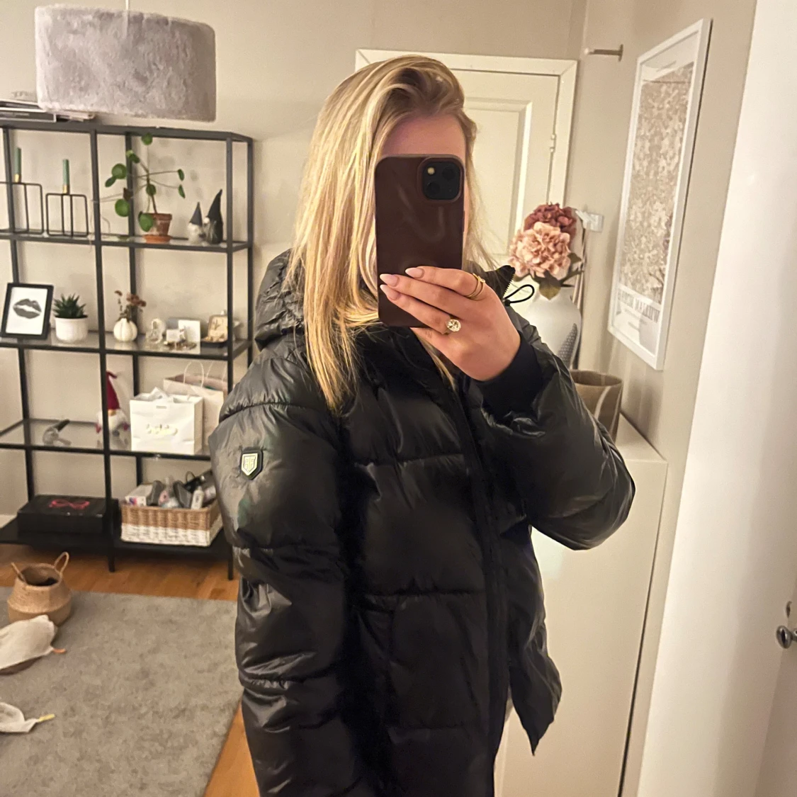 Svart pufferjacka från Hööks - 1