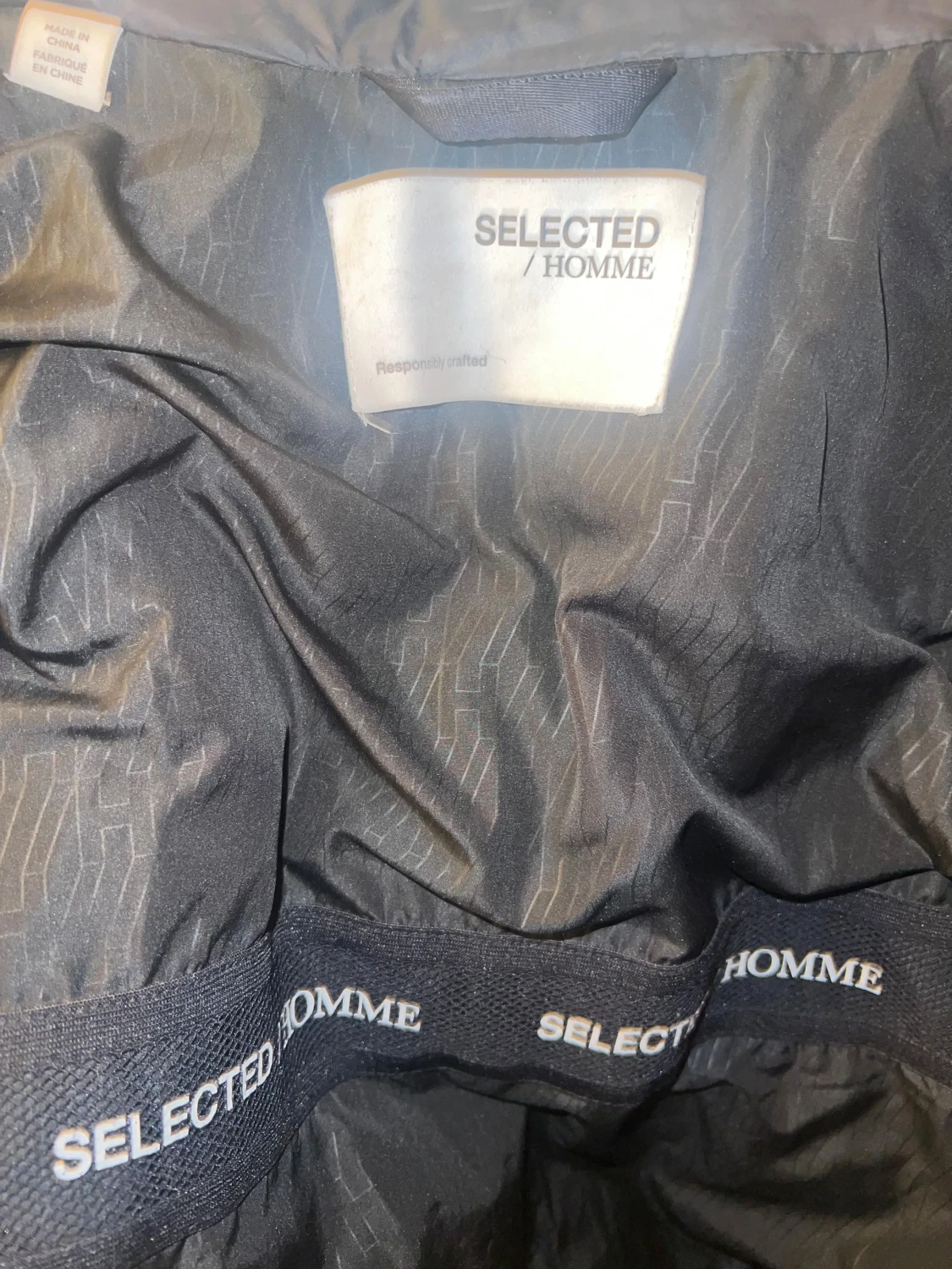 Svart pufferjacka från Selected Homme - 1