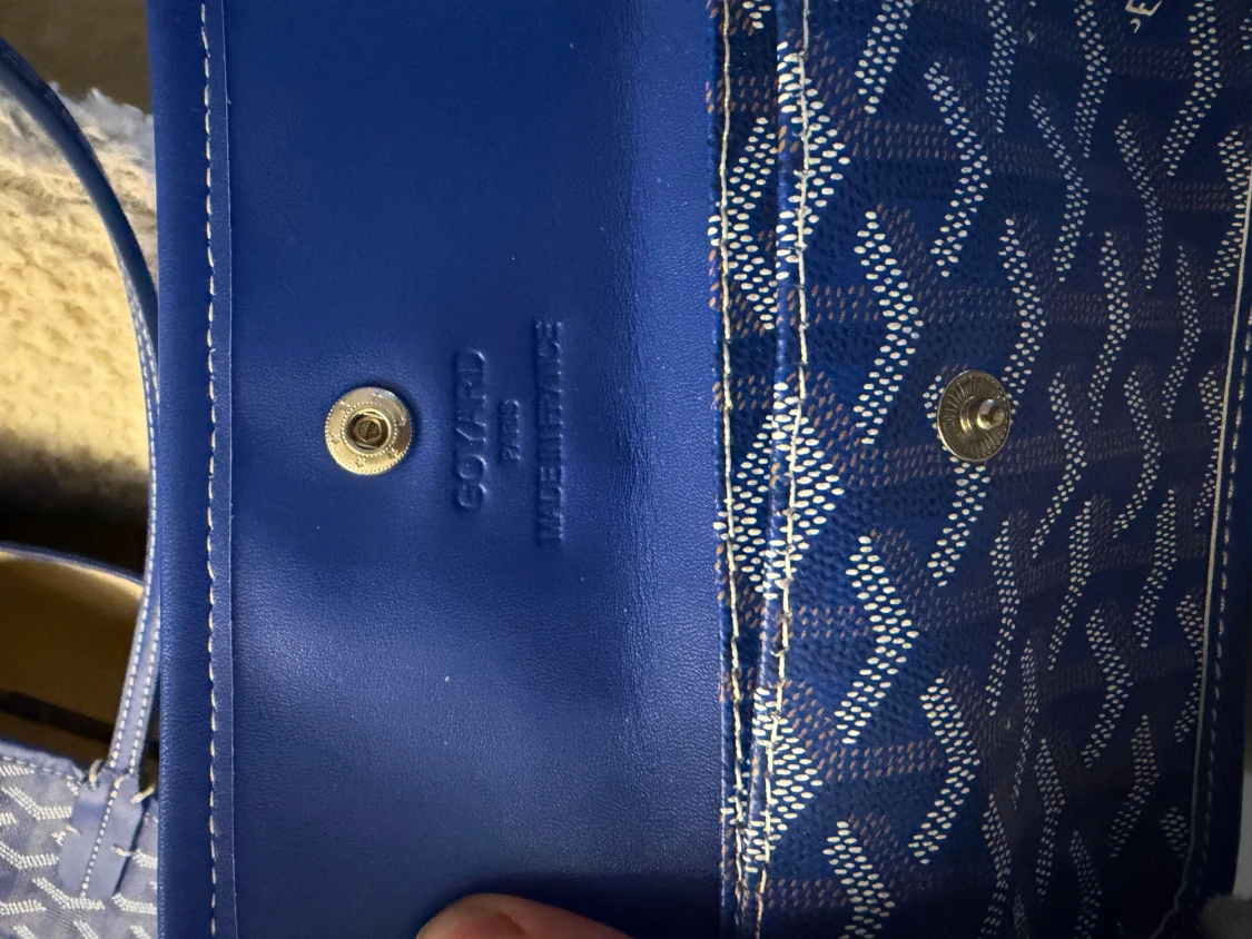 Blå Goyard väska  - 6