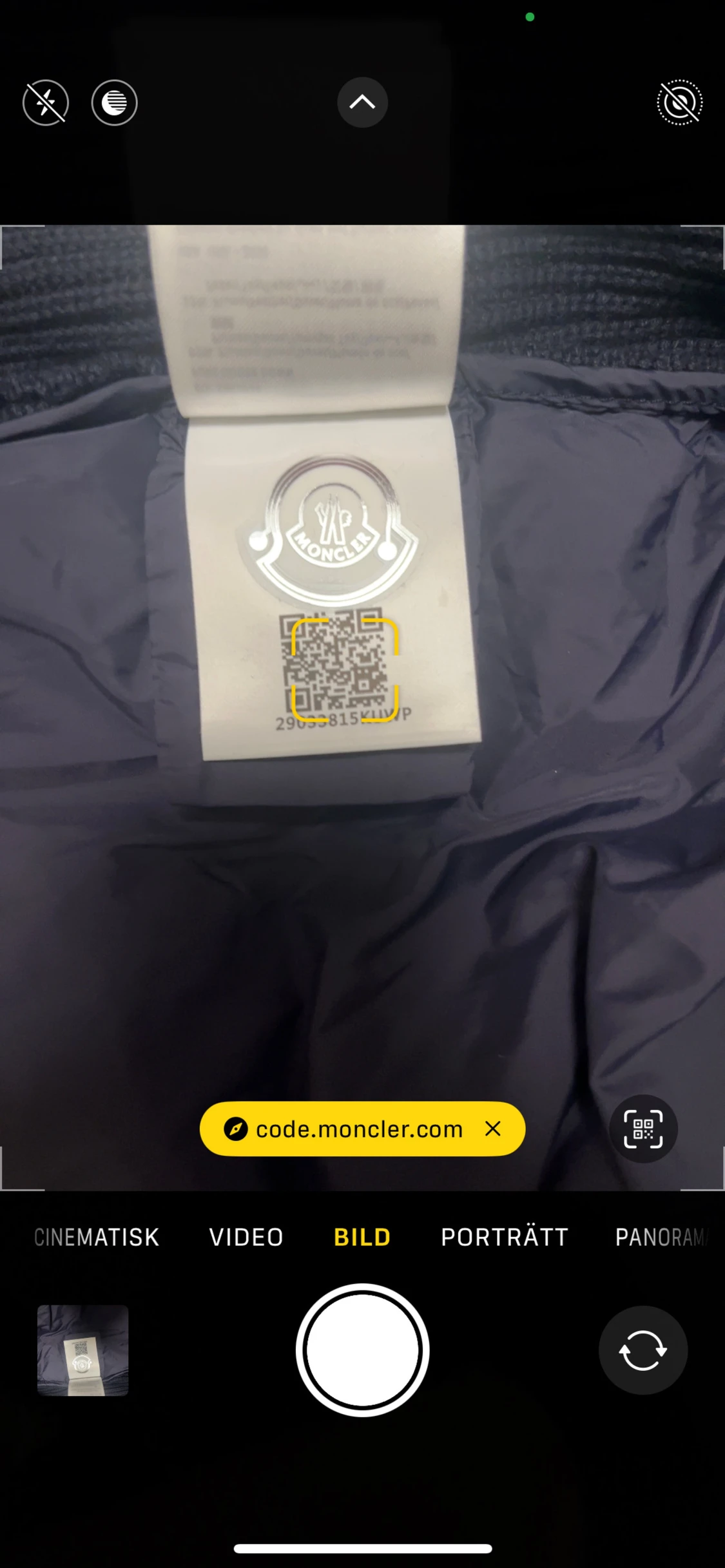 Mörkblå Moncler cardigan  - 3